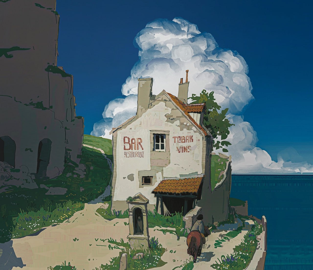 眼泪无法洗去痛苦，但岁月可以抹去一切。